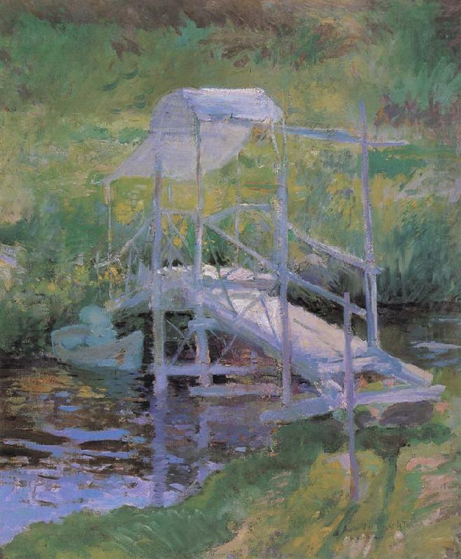 John Henry Twachtman The White Bridge china oil painting image